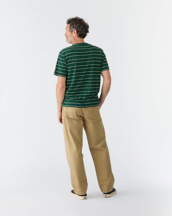 Noah - Striped Pointelle Tee - Detail