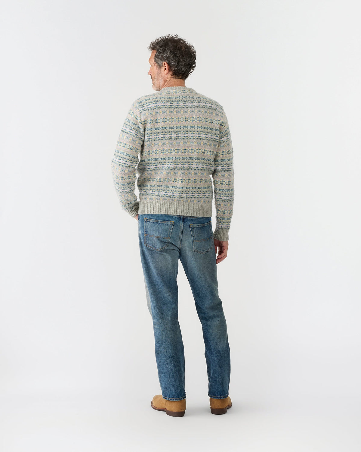 【受注販売/2026年11月配送予定】Fair Isle Crewneck Sweater