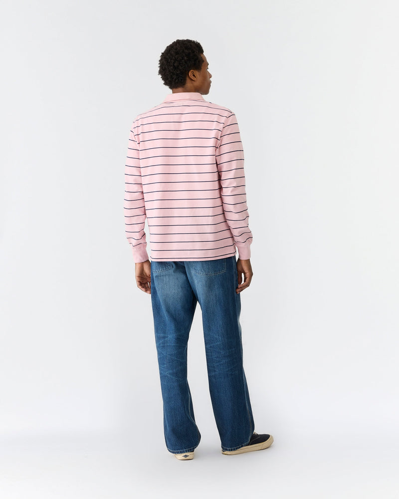 Long Sleeve Pique Polo