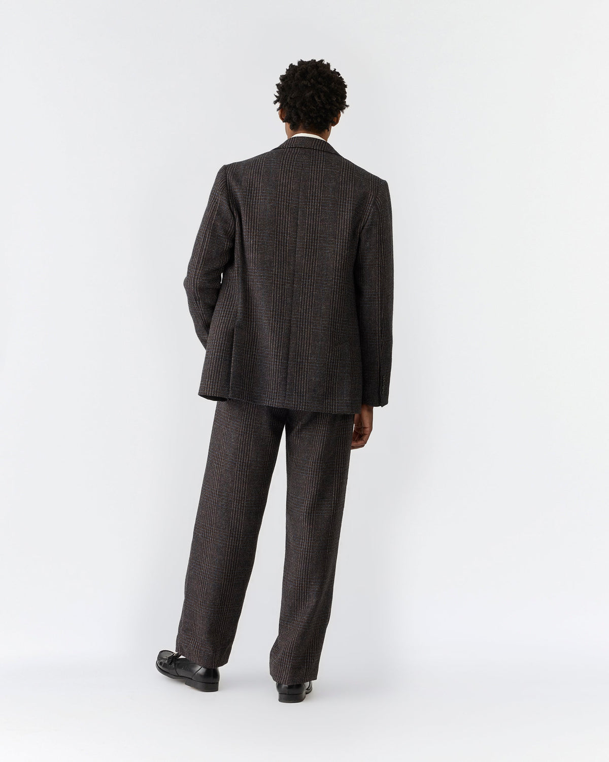 【受注販売/2026年11月配送予定】Double Breasted Glen Plaid Jacket