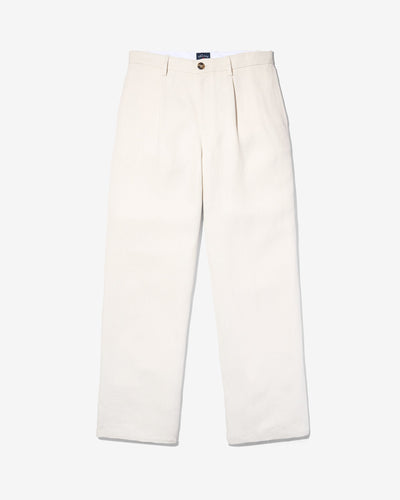Canvas Single Pleat Trouser