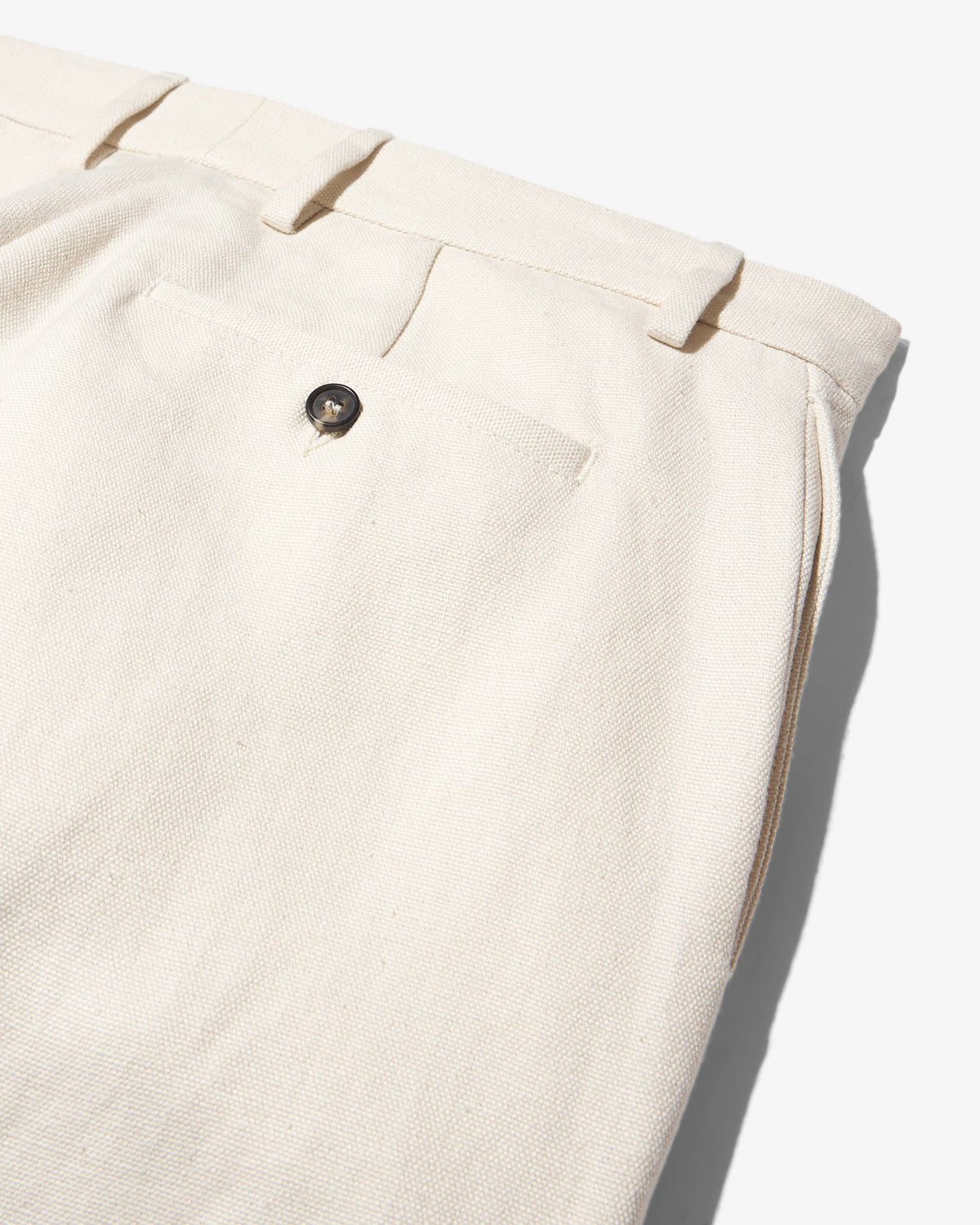 Canvas Single Pleat Trouser