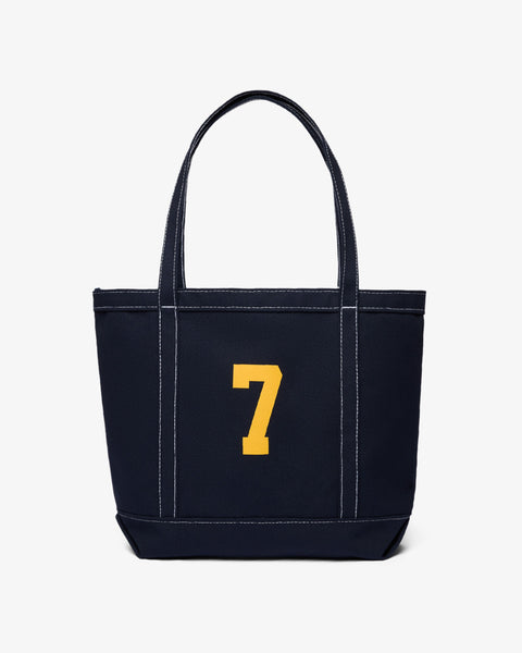 NOAH ノア ロゴ トートバッグ キャンバス ネイビー The Seven Tote - Noah