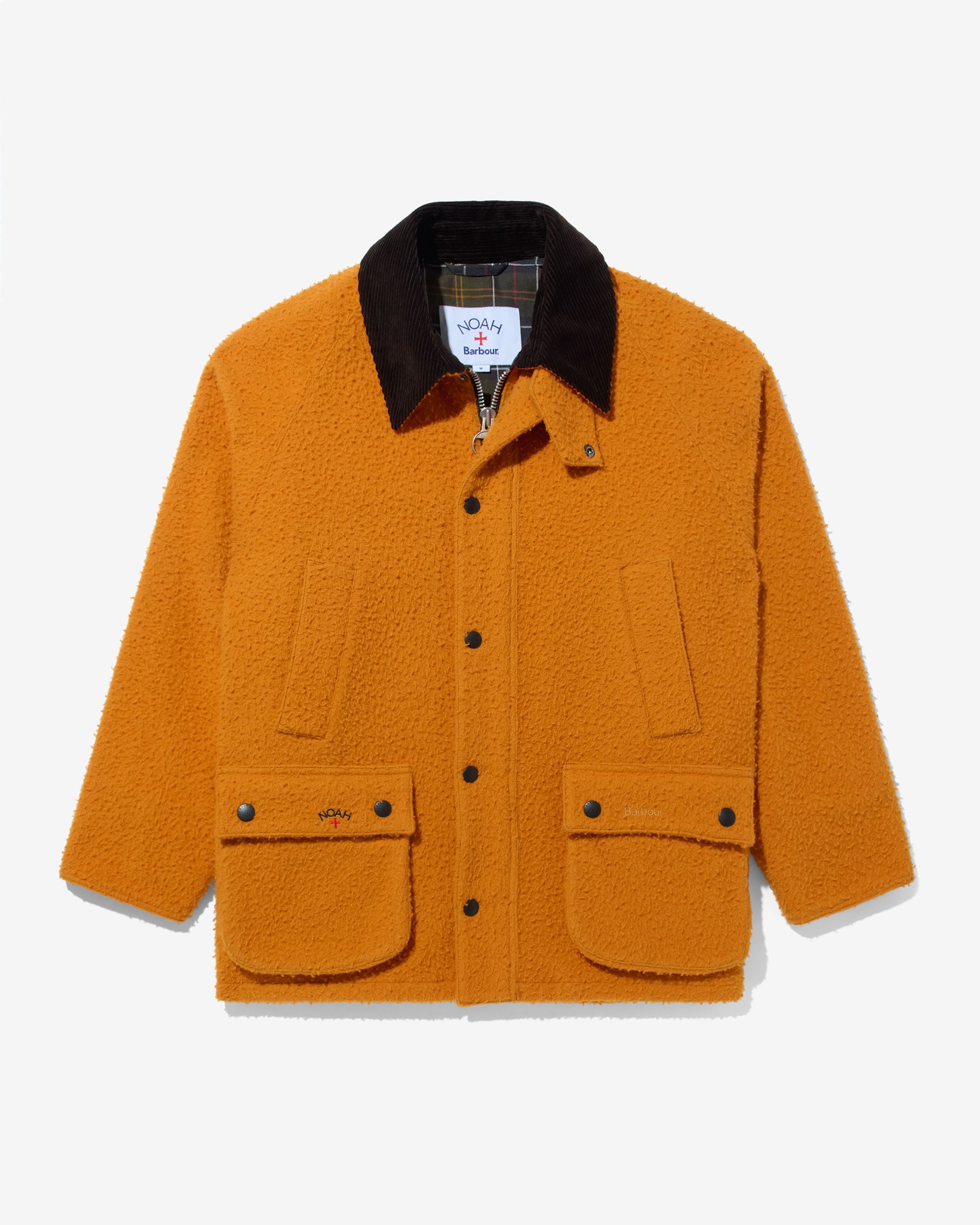 Noah x Barbour Wool Teddy Bedale Jacket - Noah