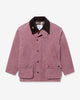 Noah - Noah x Barbour Cotton Bedale Jacket - Pomegranate - Swatch