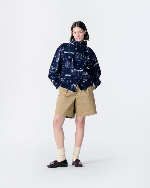 Noah - Single-Pleat Baggy Shorts - Detail