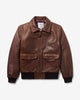 Noah - Leather A-2 Jacket - Brown - Swatch