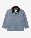 Noah - Barbour Cotton Bedale Jacket - Marino - Swatch