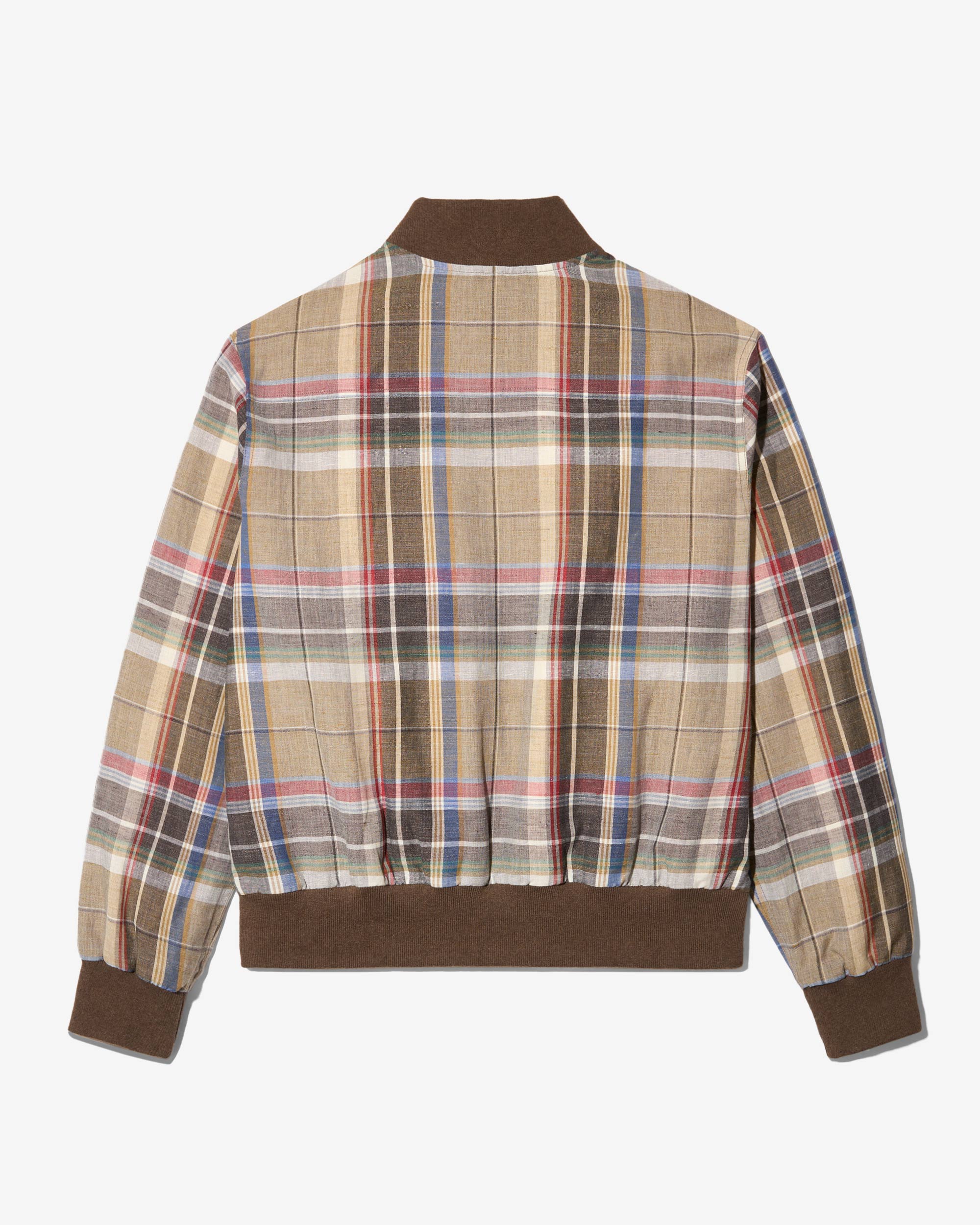 NOAH 黒 ジャケット Mサイズ Linen Varsity Jacket - Noah