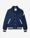 Noah - Northeast Wool Varsity Jacket - Royal / White - Swatch