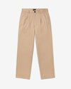 Noah - Twill Double-Pleat Pant - Sand - Swatch