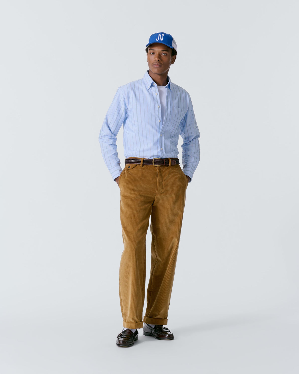 Corduroy Stovepipe Pant