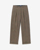 Noah - Glen Plaid Inverted Pleat Pant - Tan/Brown - Swatch