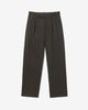 Noah - Wool Herringbone Double-Pleat Trouser - Brown/Beige - Swatch