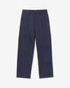 Noah - Twill Double-Pleat Pant - Navy - Swatch