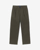 Noah - Twill Double-Pleat Pant - Olivewood - Swatch