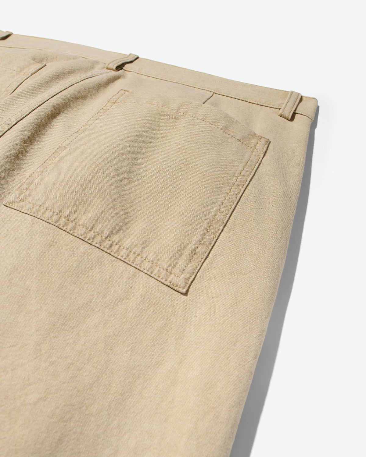 Double-Pleat Cotton Pant