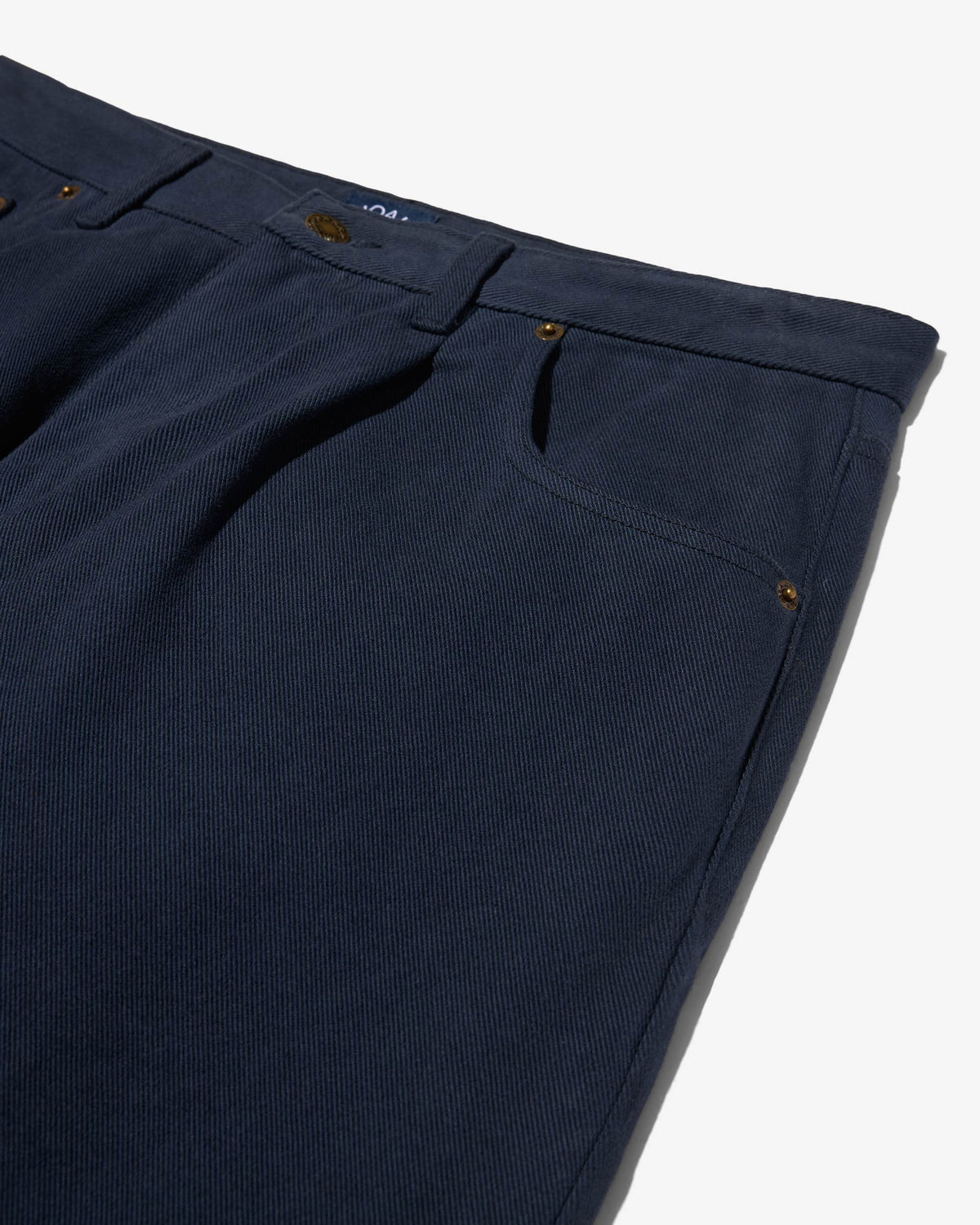 Brushed Pleated Jeans