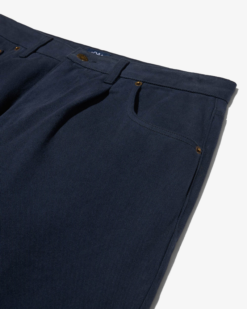 Brushed Pleated Jeans