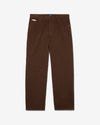 Noah - Brushed Pleated Jeans - Fudge - Swatch