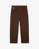 Noah - Brushed Pleated Jeans - Fudge - Swatch