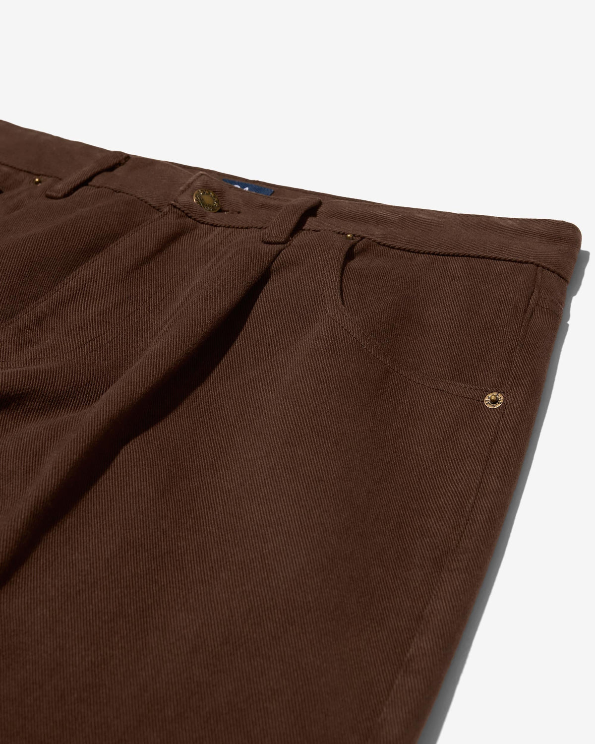Brushed Pleated Jeans
