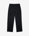 Noah - Double-Pleat Herringbone Pant - Black - Swatch