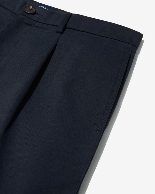Noah - Sanded Twill Pleated Trouser - Detail
