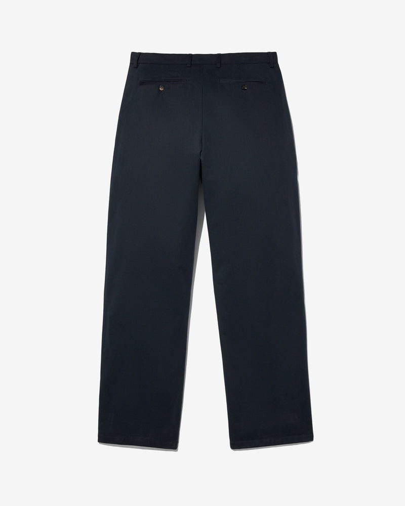 Sanded Twill Pleated Trouser