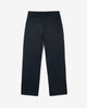 Noah - Sanded Twill Pleated Trouser - Navy - Swatch