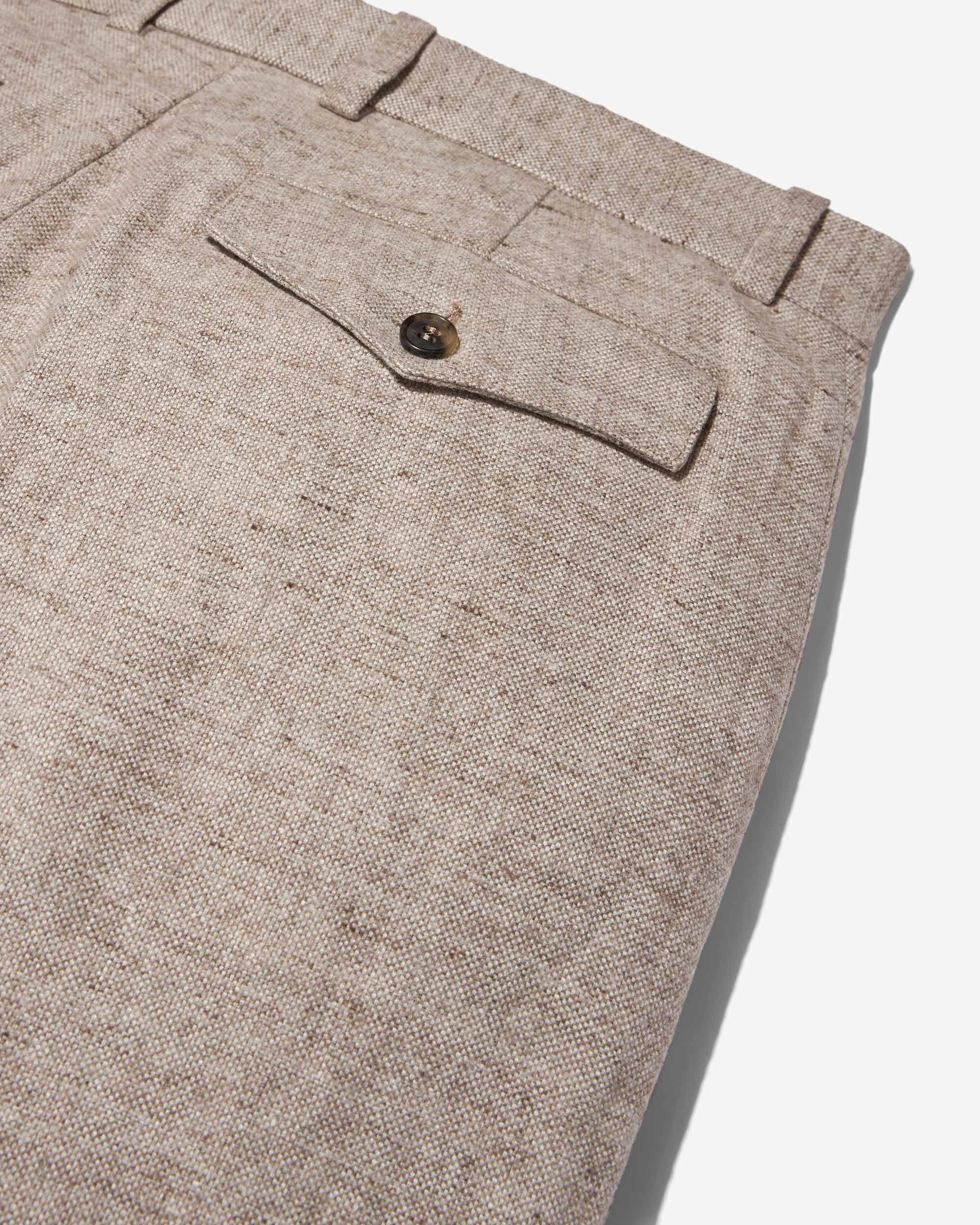 Flanneled Linen Trouser - Noah