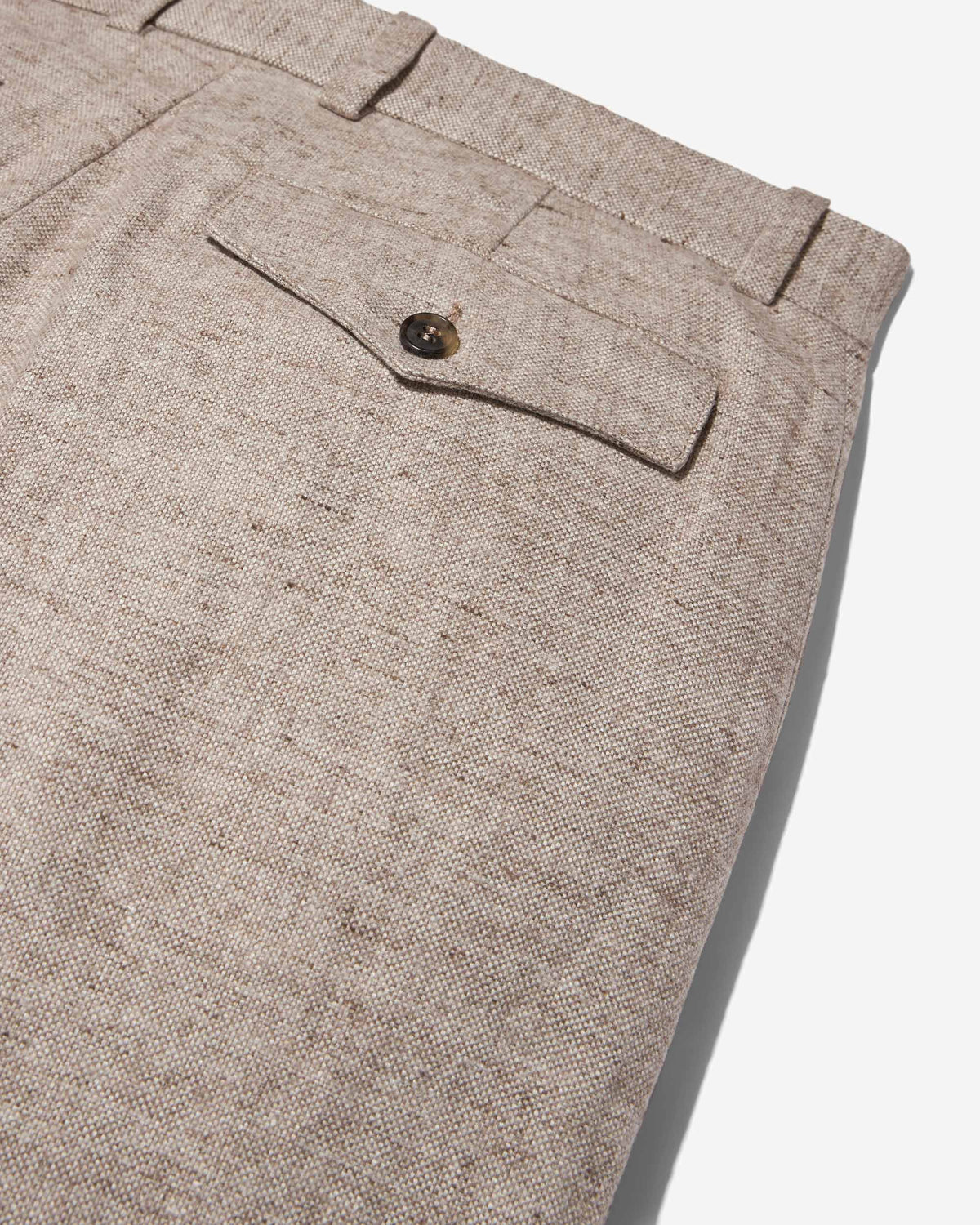 Flanneled Linen Trouser