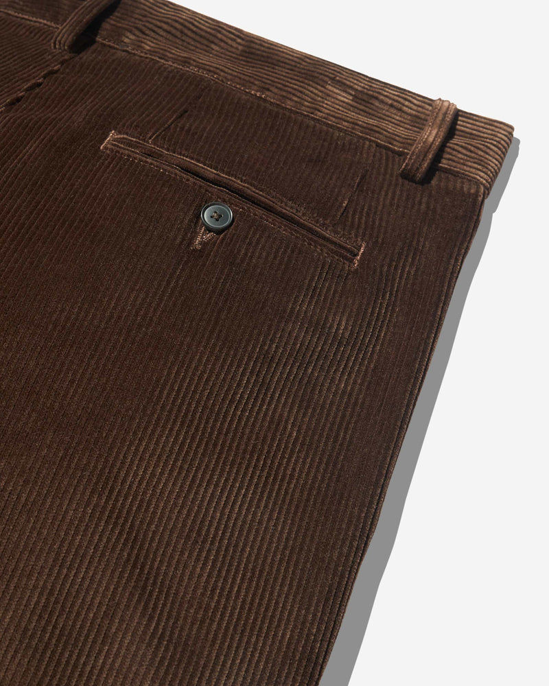 Double-Pleat Corduroy Pant