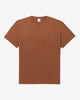 Noah - Core Logo Pocket Tee - Tobacco - Swatch