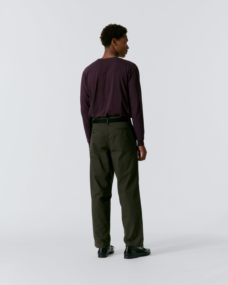 Twill Double-Pleat Pant