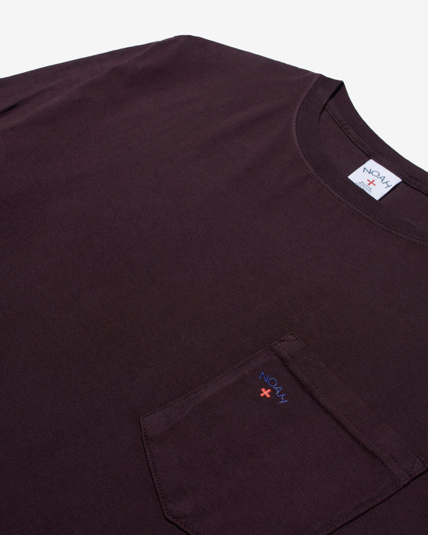 Noah - Long Sleeve Core Logo Pocket Tee - Detail