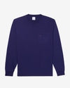 Noah - Long Sleeve Core Pocket Tee - Royal Purple - Swatch
