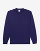Noah - Long Sleeve Core Pocket Tee - Royal Purple - Swatch