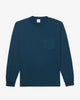 Noah - Long Sleeve Core Pocket Tee - Emerald Green - Swatch