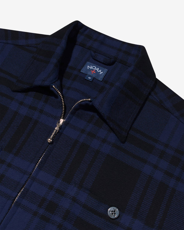 Noah - Heavyweight Zip-up Flannel - Detail