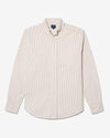Noah - Oxford Shirt - White / Brown - Swatch