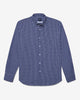 Noah - Oversized Poplin Shirt - Navy Windowpane - Swatch