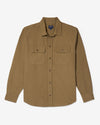 Noah - Washed Canvas Shirt - Olive - Swatch