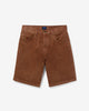 Noah - 5-Pocket Denim Shorts - Brown - Swatch