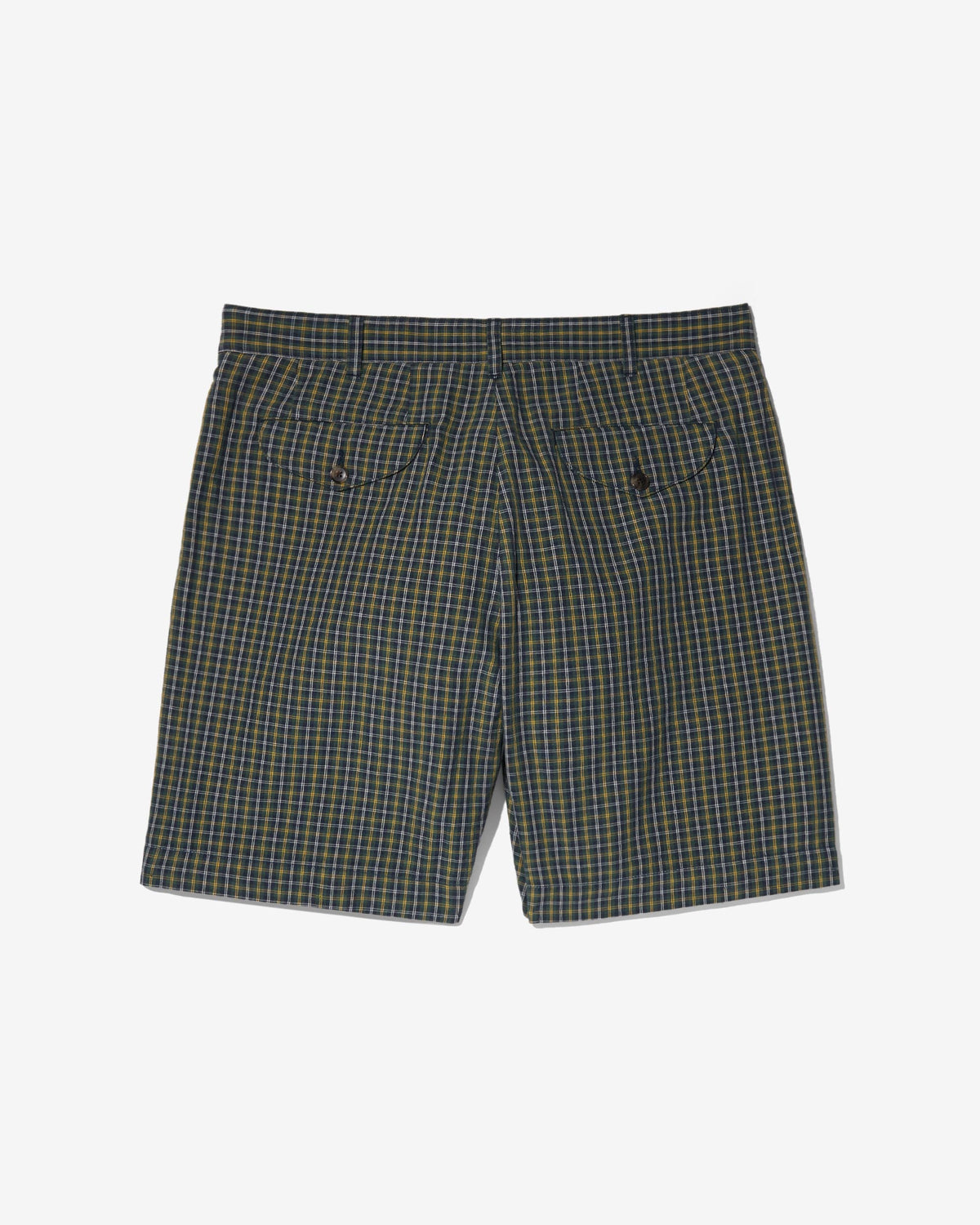 Double-Pleat Seersucker Short