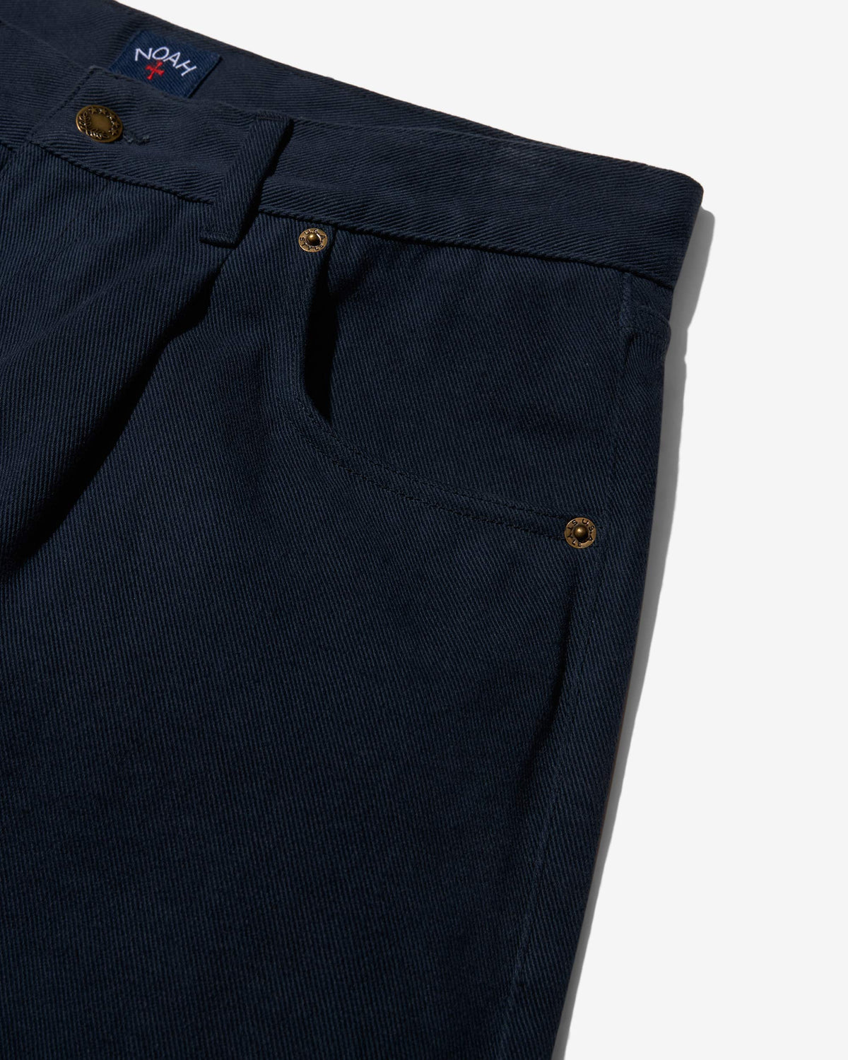 Pleated Denim Shorts