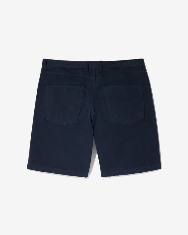 Noah - Pleated Denim Shorts - Detail