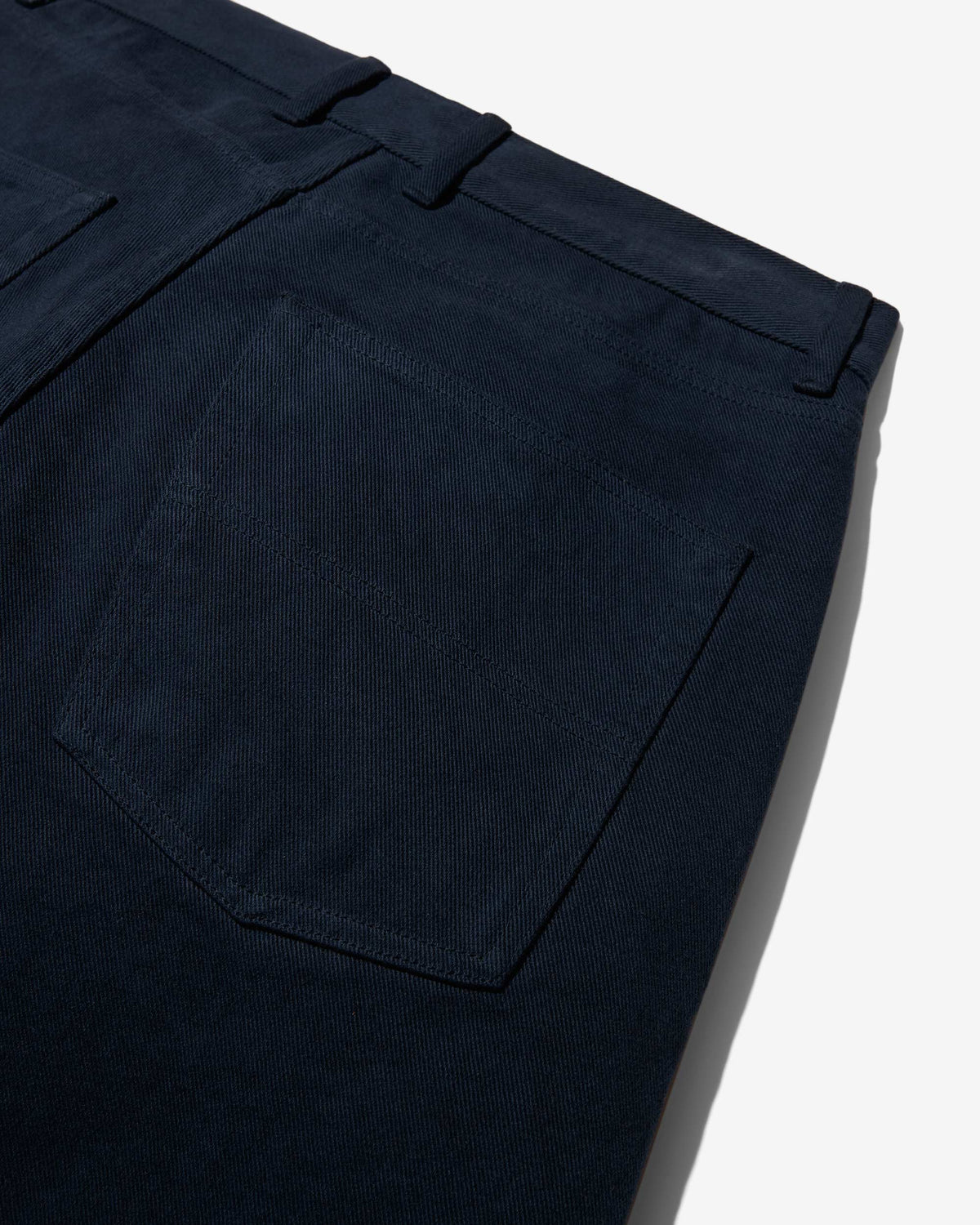 Pleated Denim Shorts