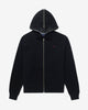 Noah - Houndstooth Lined Split Hoodie - Black - Swatch