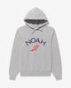 Noah - Winged Foot Logo Hoodie - Heather Grey - Swatch